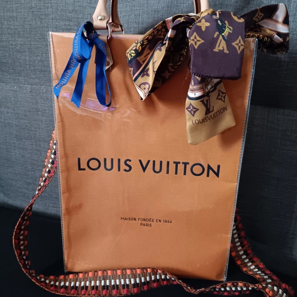 Louis vuitton"shopping bag" with PCV - Picture 2 of 2